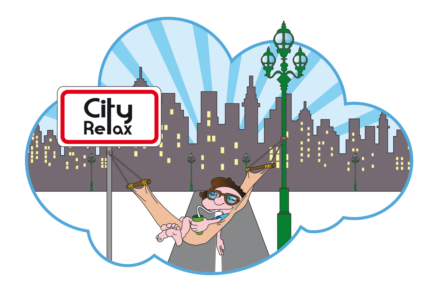 Illustration City Relax