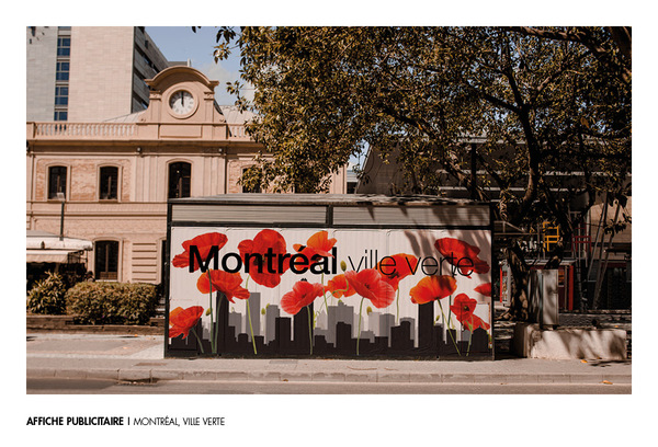 AFFICHE PUBLICITAIRE | MONTRAL, VILLE VERTE