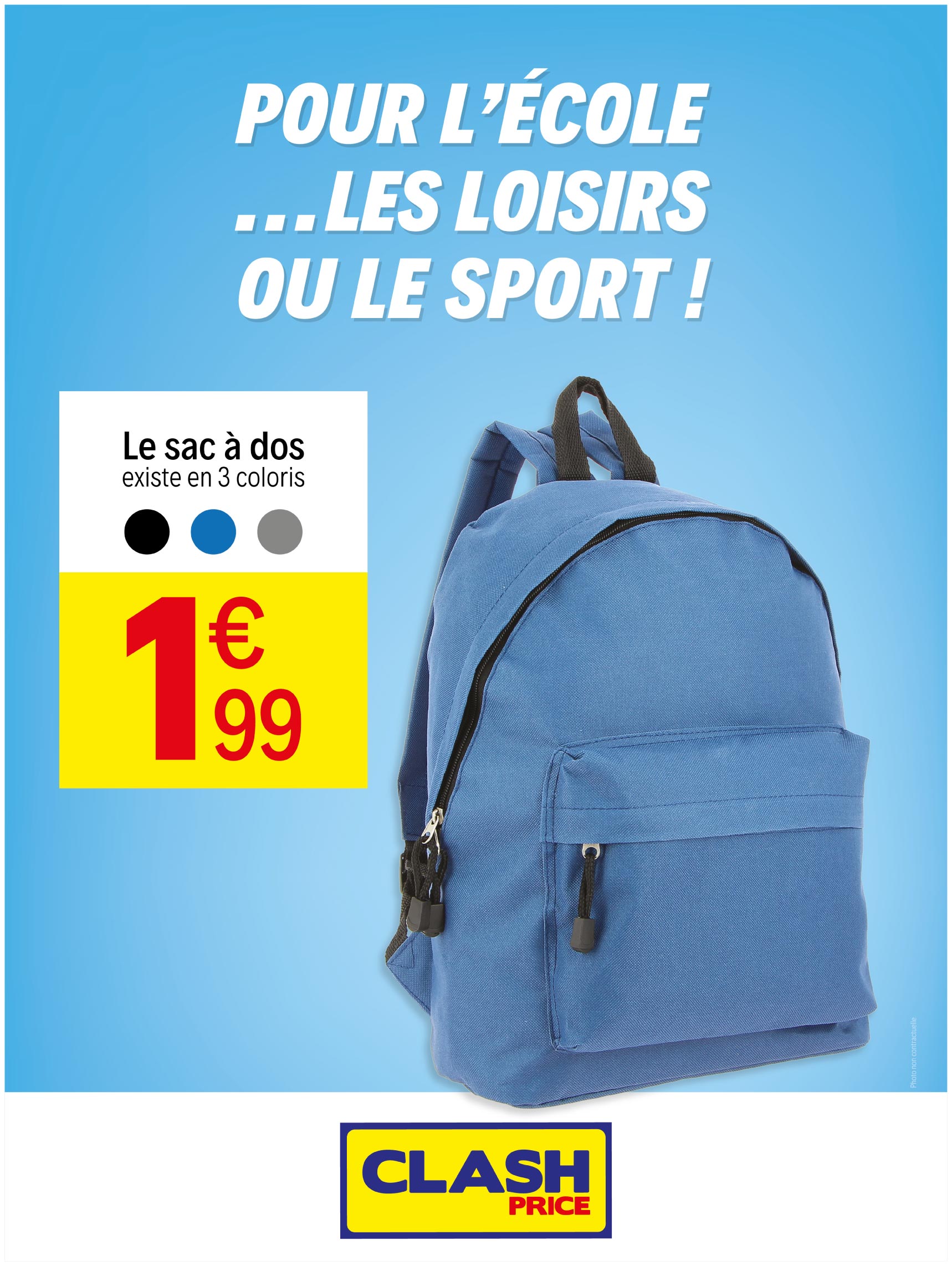 Affiche Promo pour les magasins Clash Price