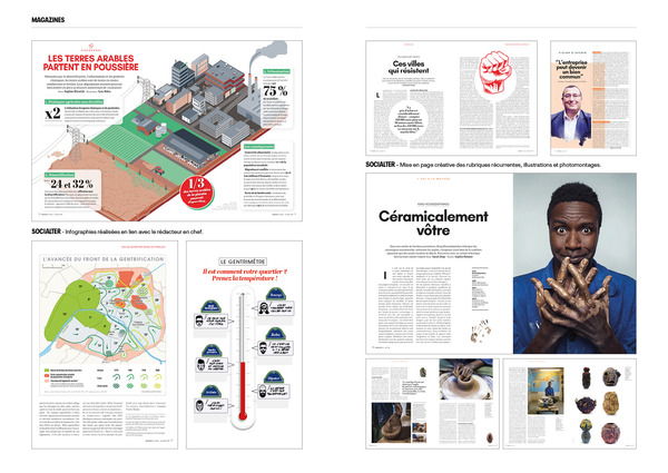 Magazine Socialter (infographies)