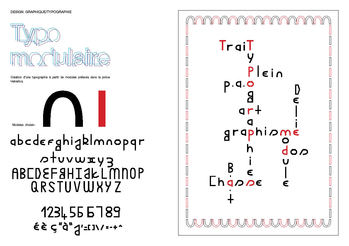 Typographie modulaire