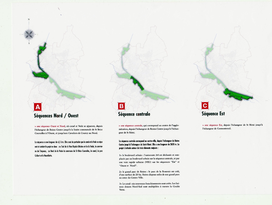 Cartographie coule verte