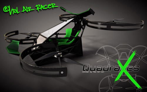 Quadraxes Air Racer _ EVTOL