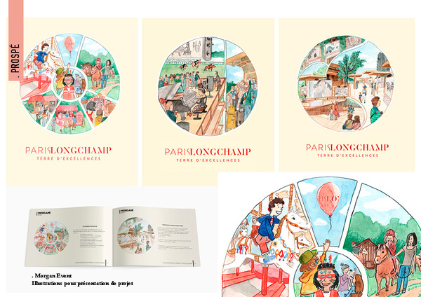 Morgane Production - Longchamps - Illustration