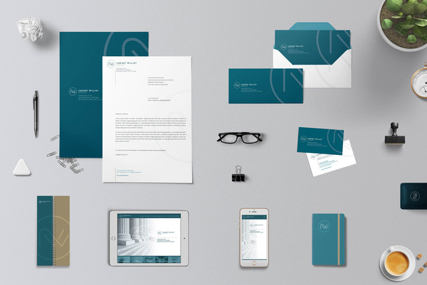 identit visuelle cabinet d'avocats Williot