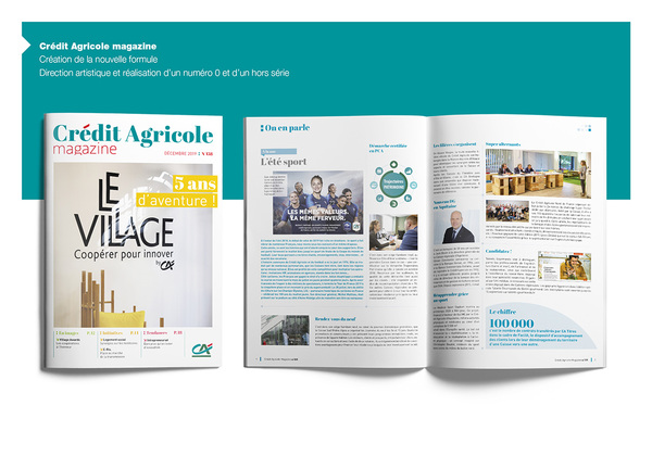 Crdit Agricole magazine couv