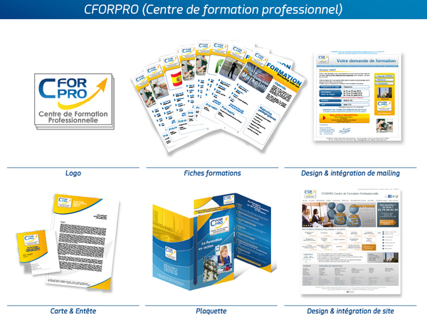 Identit visuelle & communication pour un centre de formation