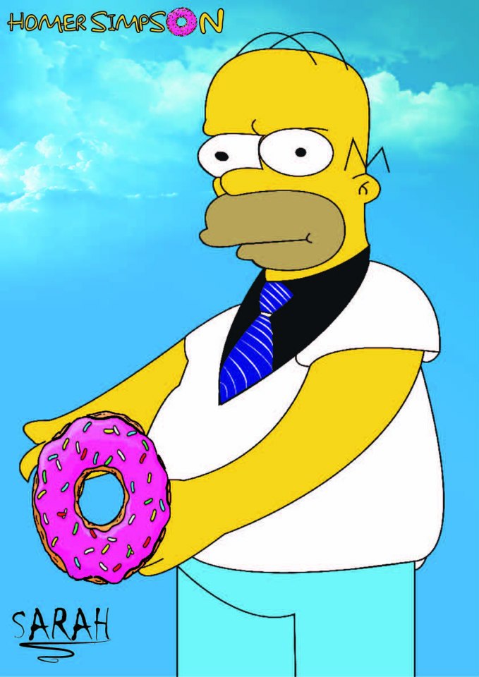 Affche les simpsons