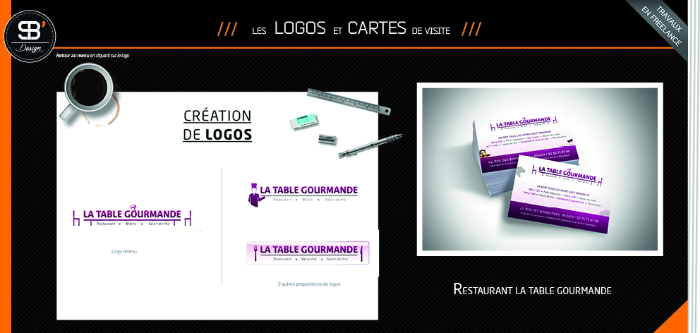 Cration de logo et carte de visite