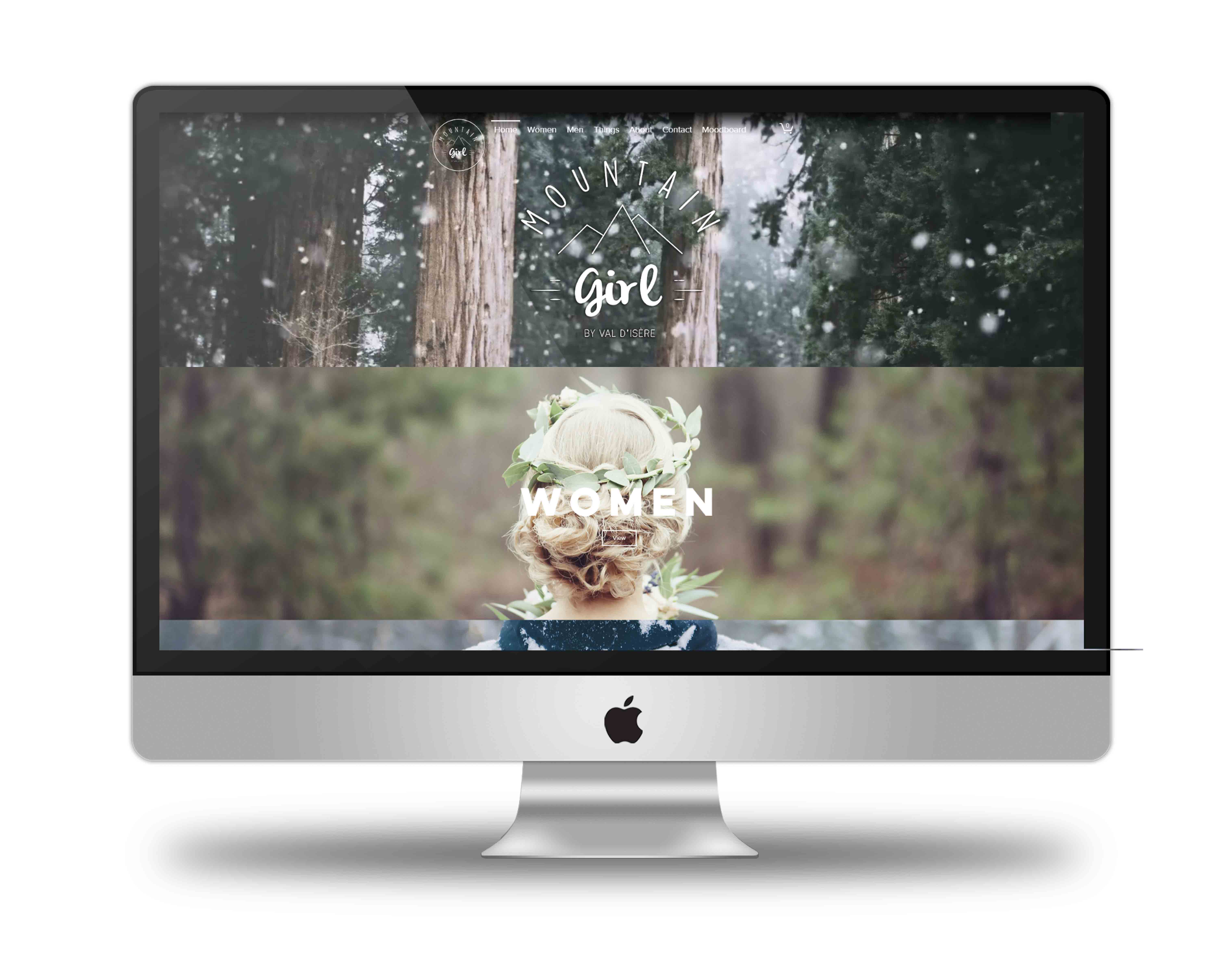 Mountain Girl - Site internet e-commerce