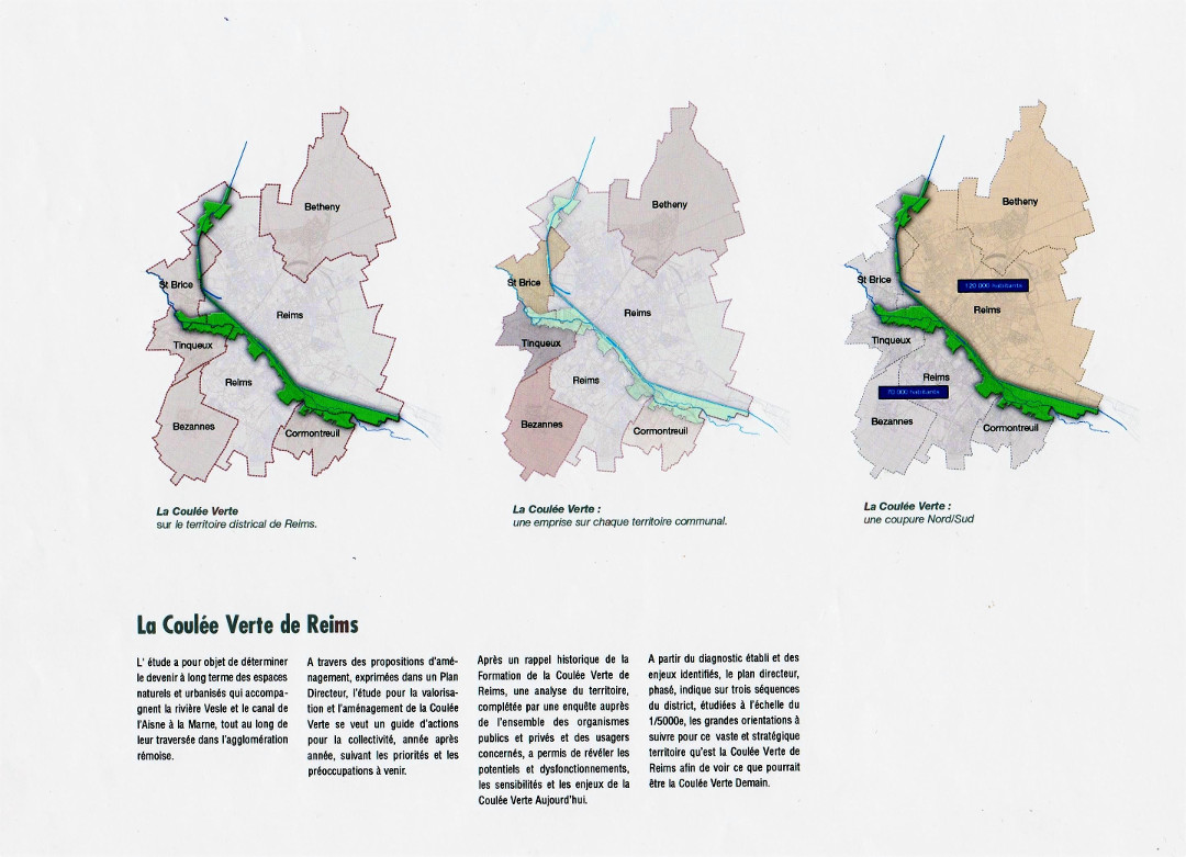 Cartographie coule verte