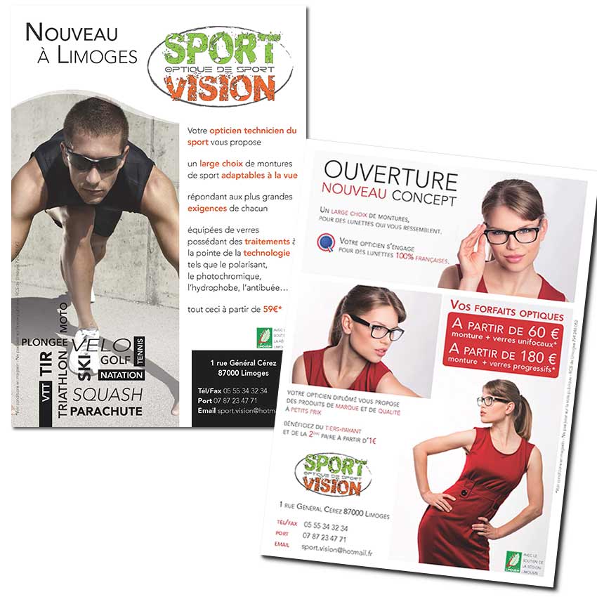 Lunettes de tir, Opticien Sport Vision