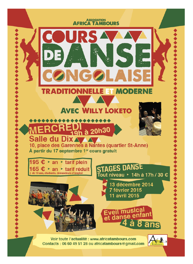 Cours de danse congolaise