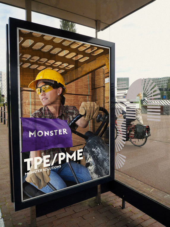 Affiche Abris de bus - Monster