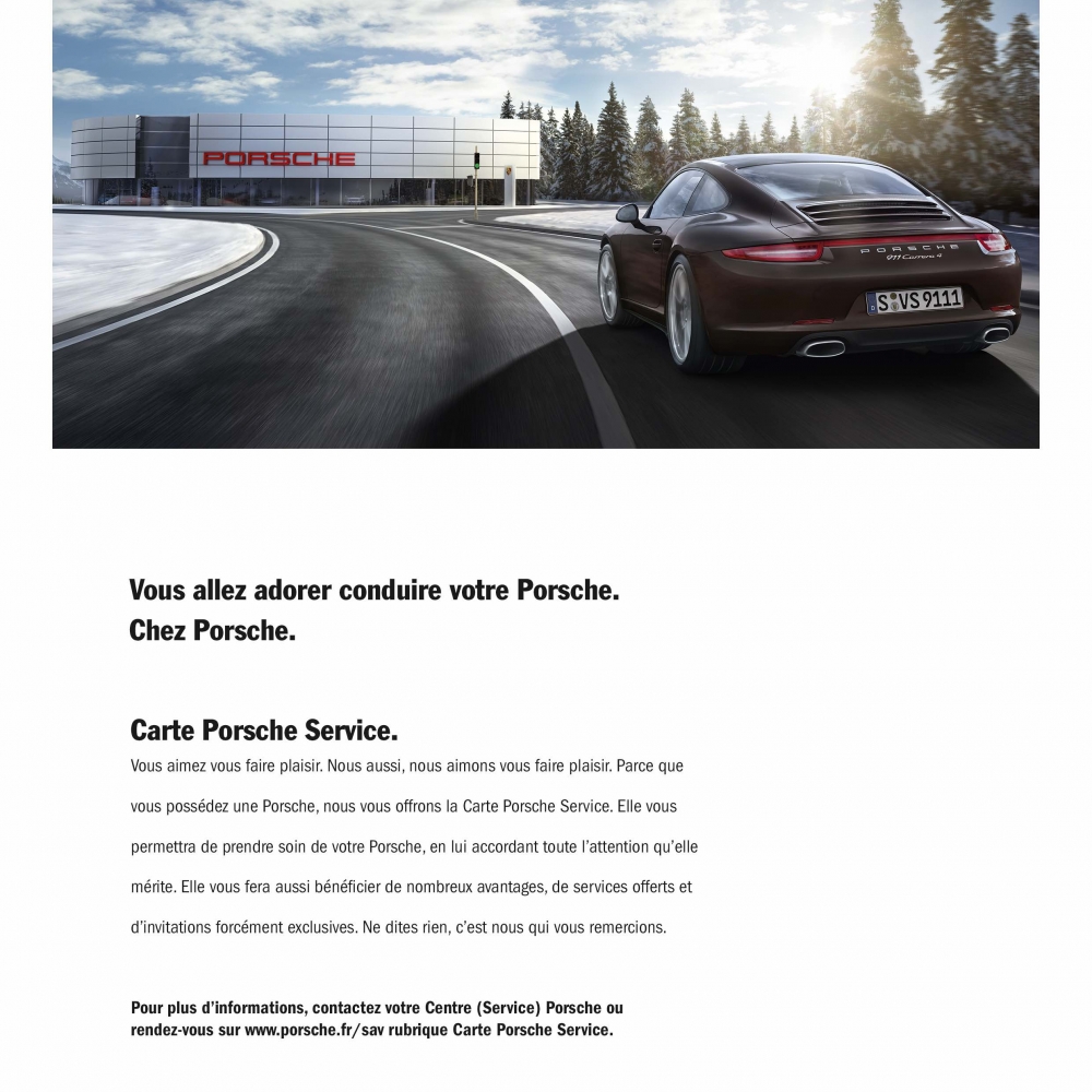 PUBLICIT PORSCHE