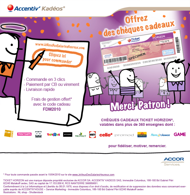 Emailing Merci Patron