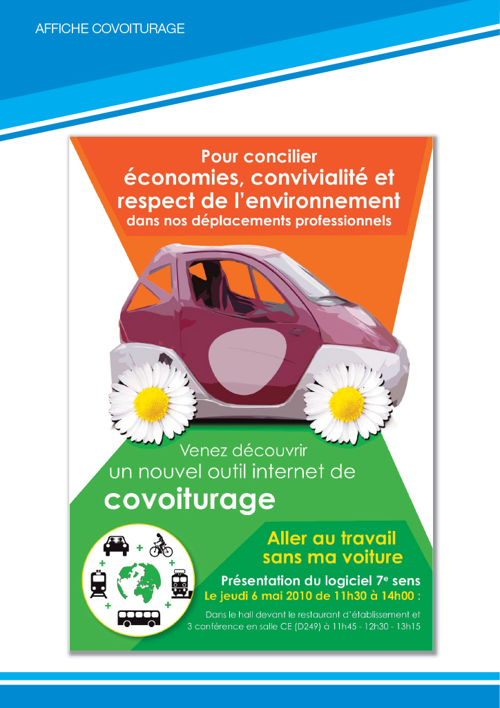 Affiche Covoiturage