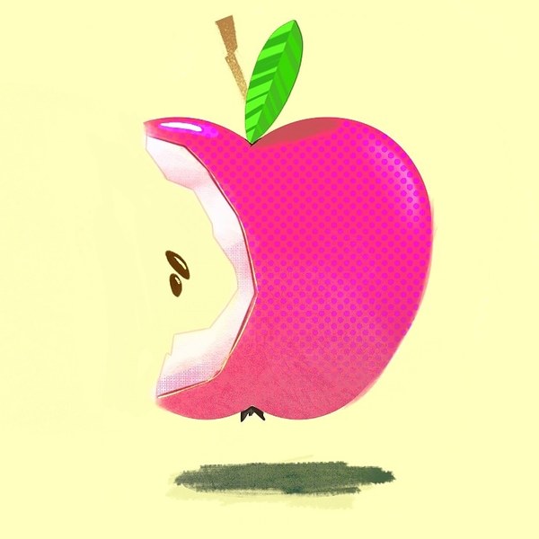 Illustration Pomme