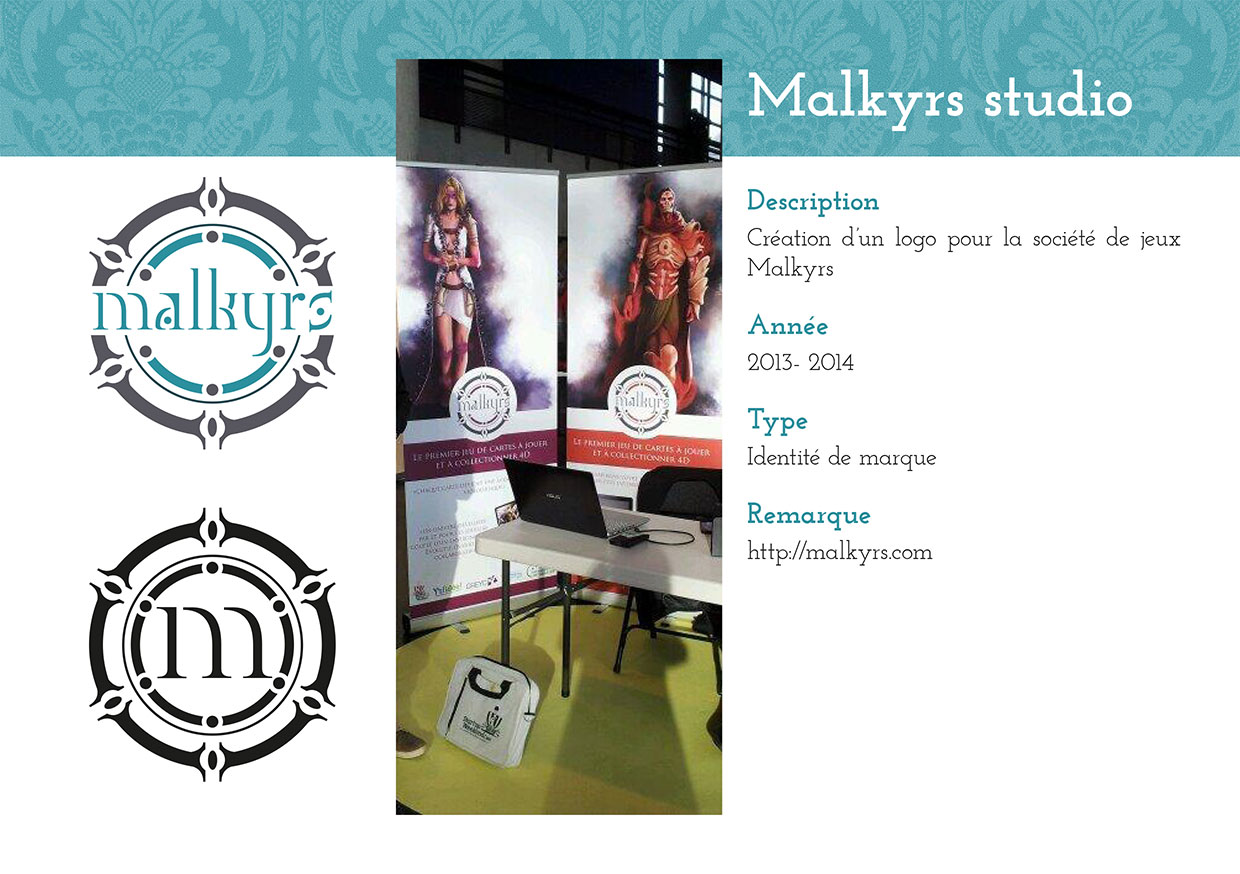 Logo Malkyrs Studio