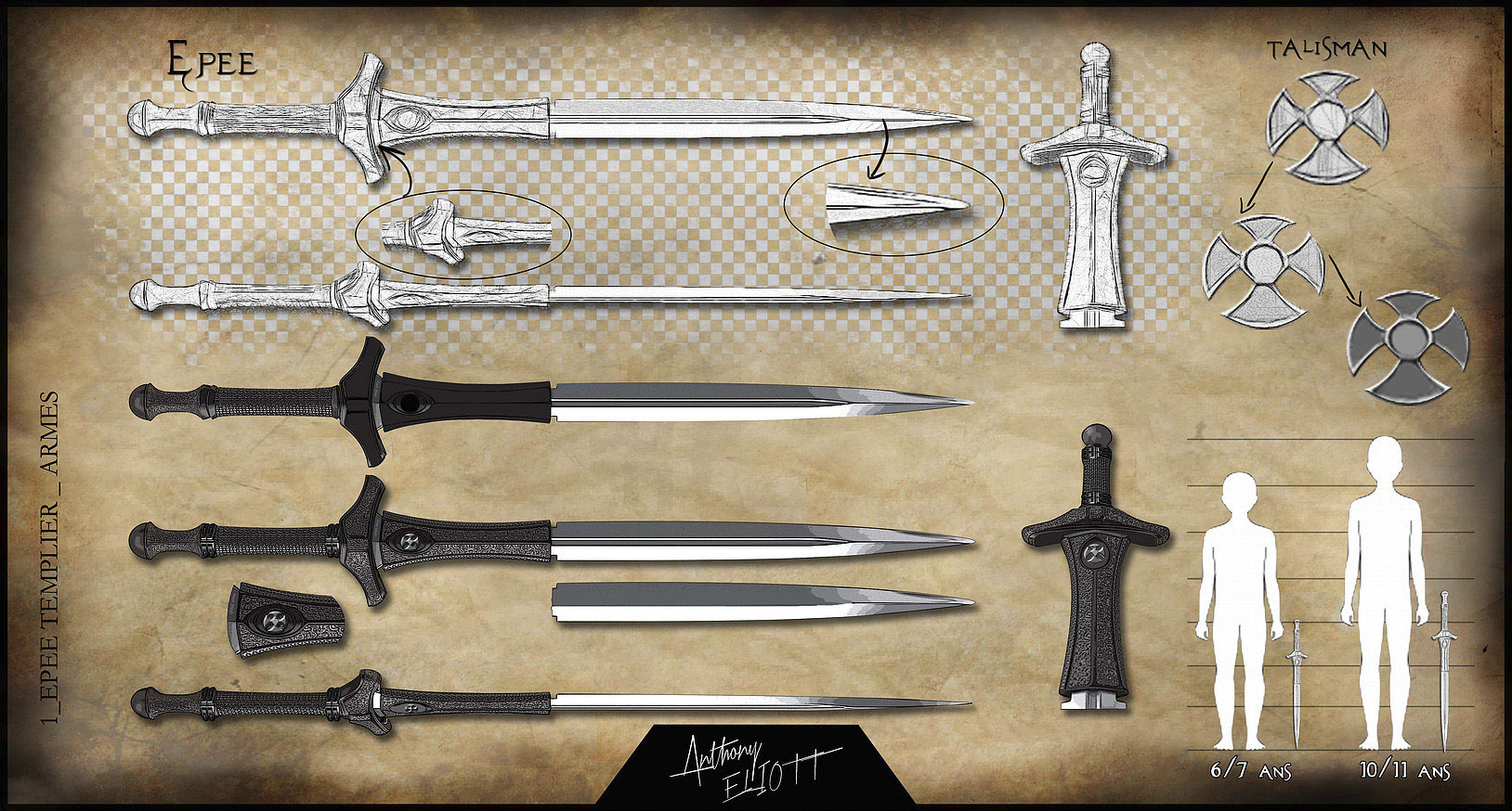 Model Sheet Weapon