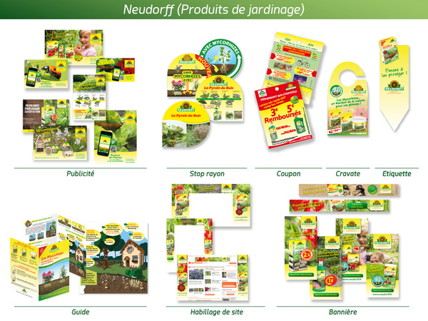 Communication web et print (produit de jardinage)