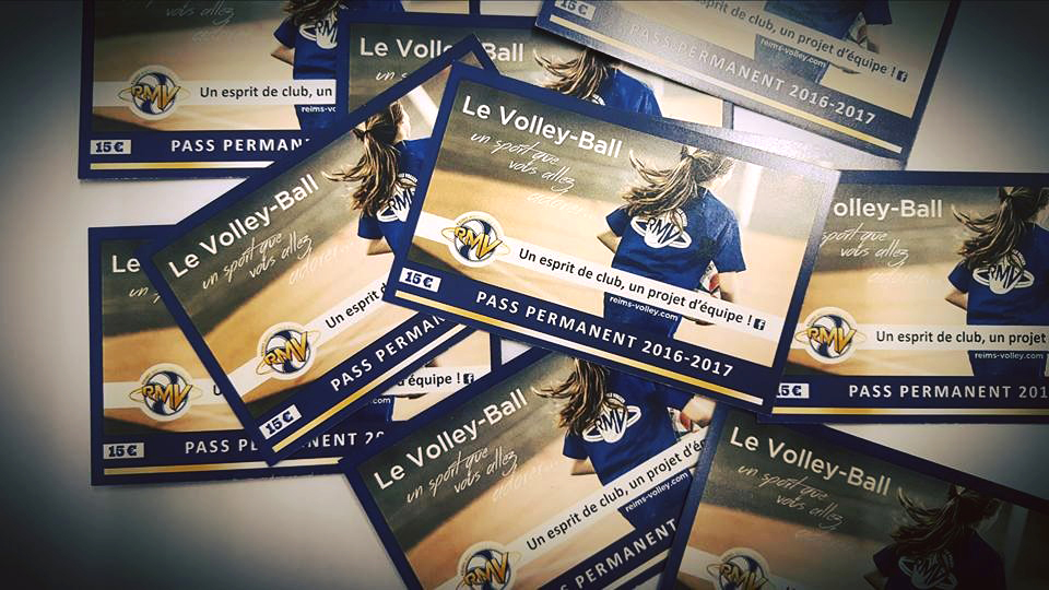 Cartes PASS 2016/2017 - Reims Mtropole Volley