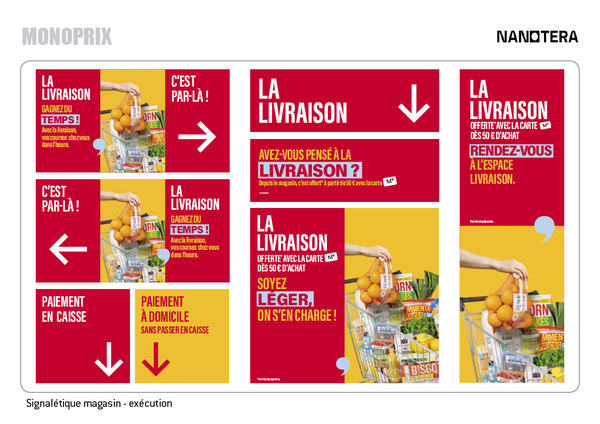 SIGNALETIQUE MAGASIN MONOPRIX