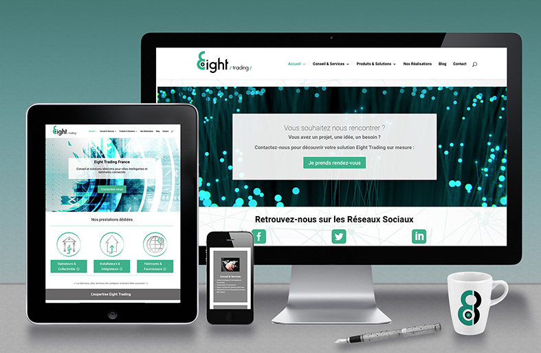 Web design Eight Trading