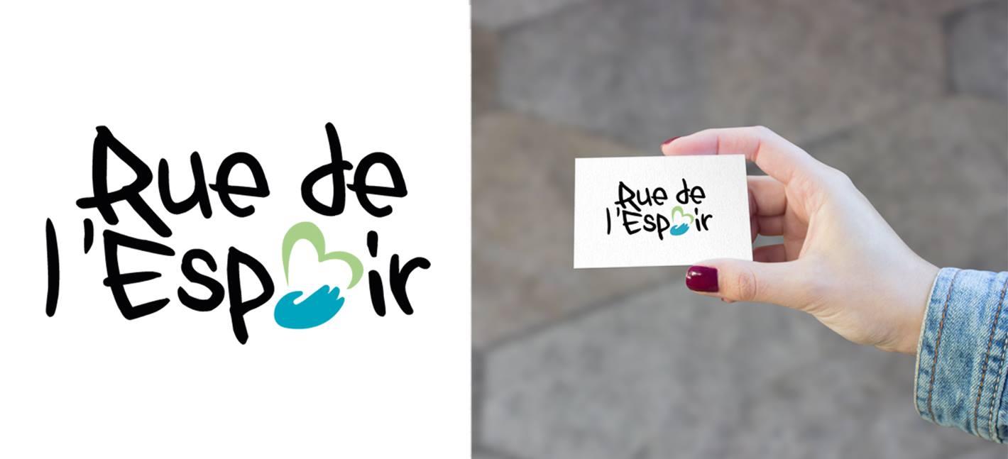 Cration d'un logo pour "La rue de l'espoir"