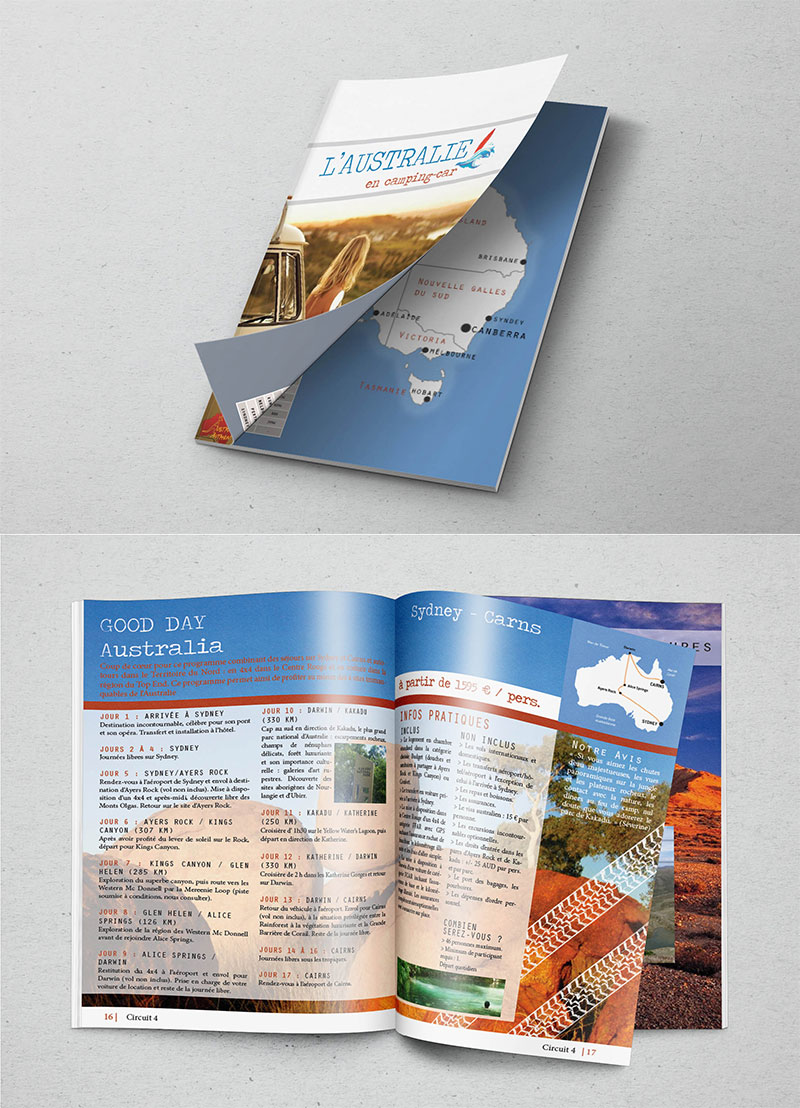 Brochure de voyage