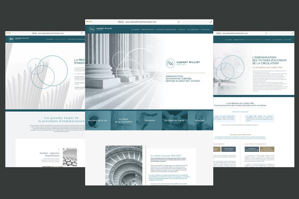 identit visuelle cabinet d'avocats Williot