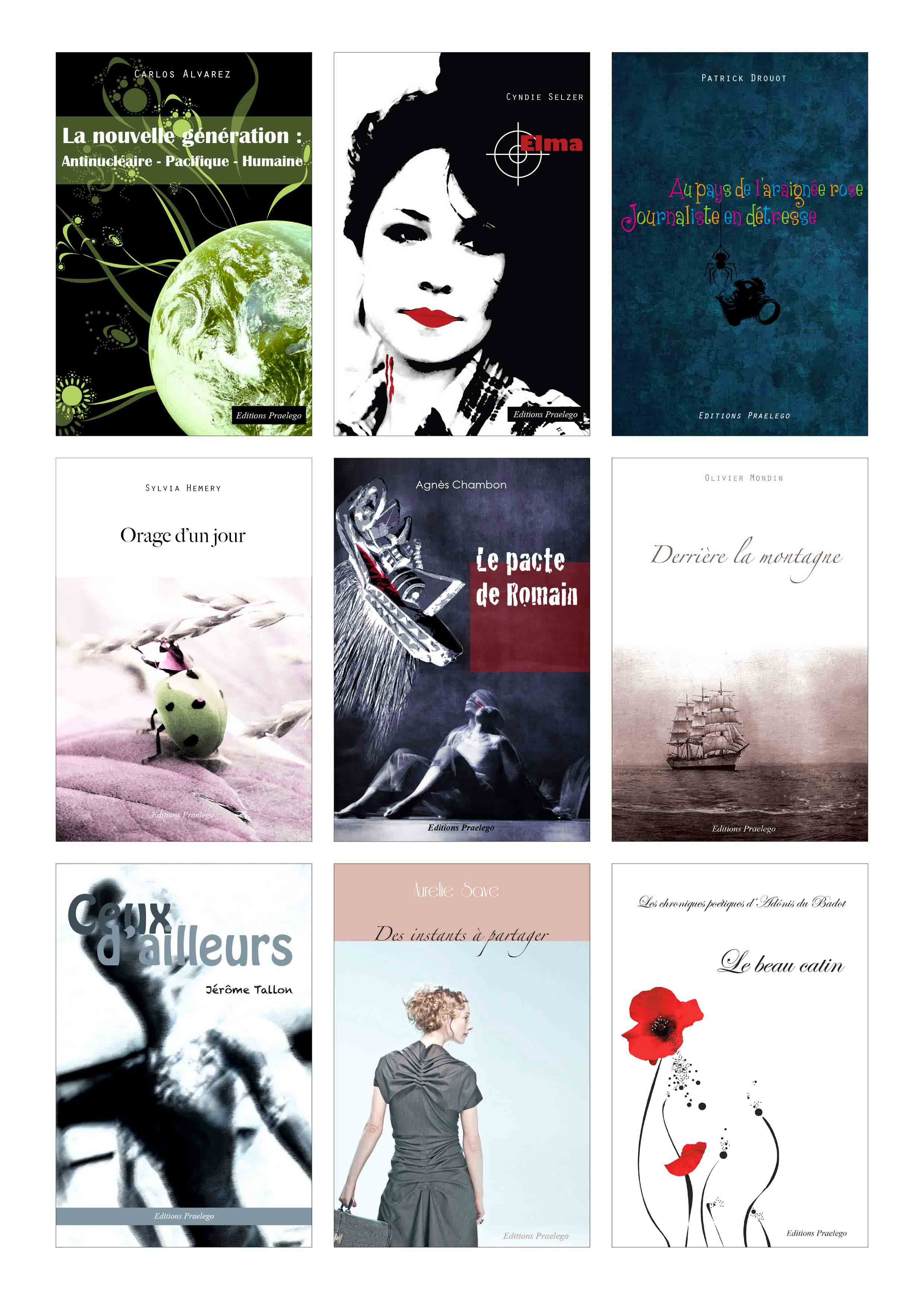 Couvertures Livres // Editions Praelego