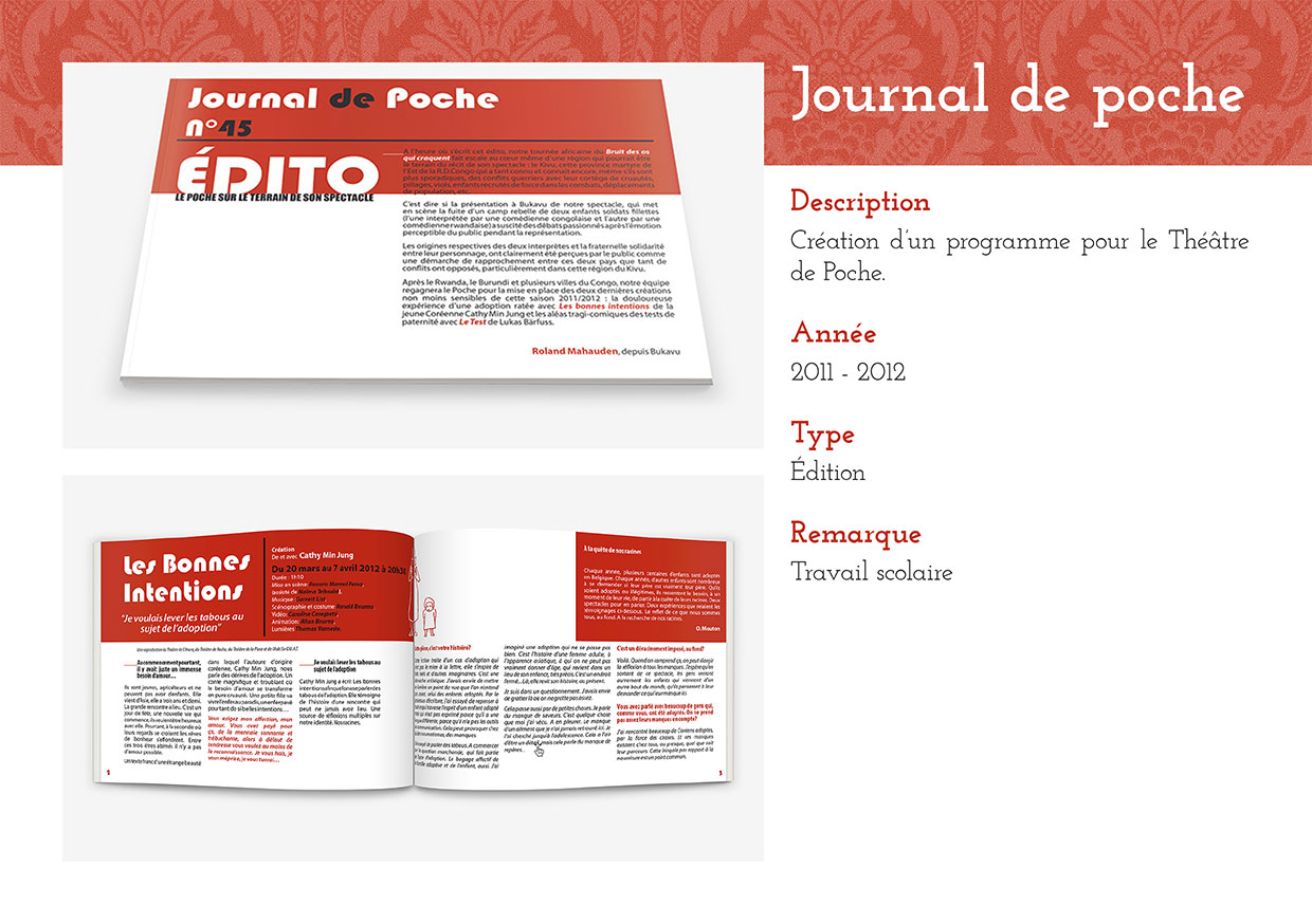 Journal de poche